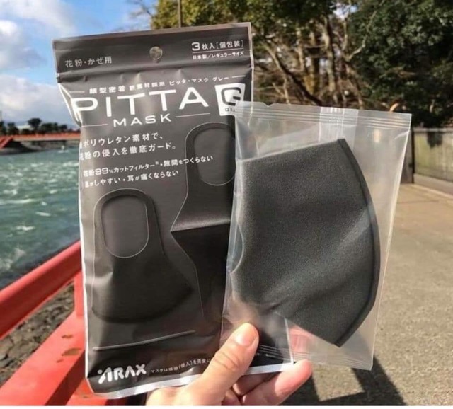 (CAM KẾT CHUẨN- CÓ BILL NHẬT)Bộ 3 Khẩu Trang PITTA MASK NHẬT BẢN | BigBuy360 - bigbuy360.vn