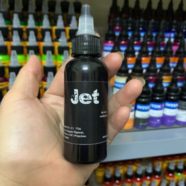 Mực siêu đen jet black