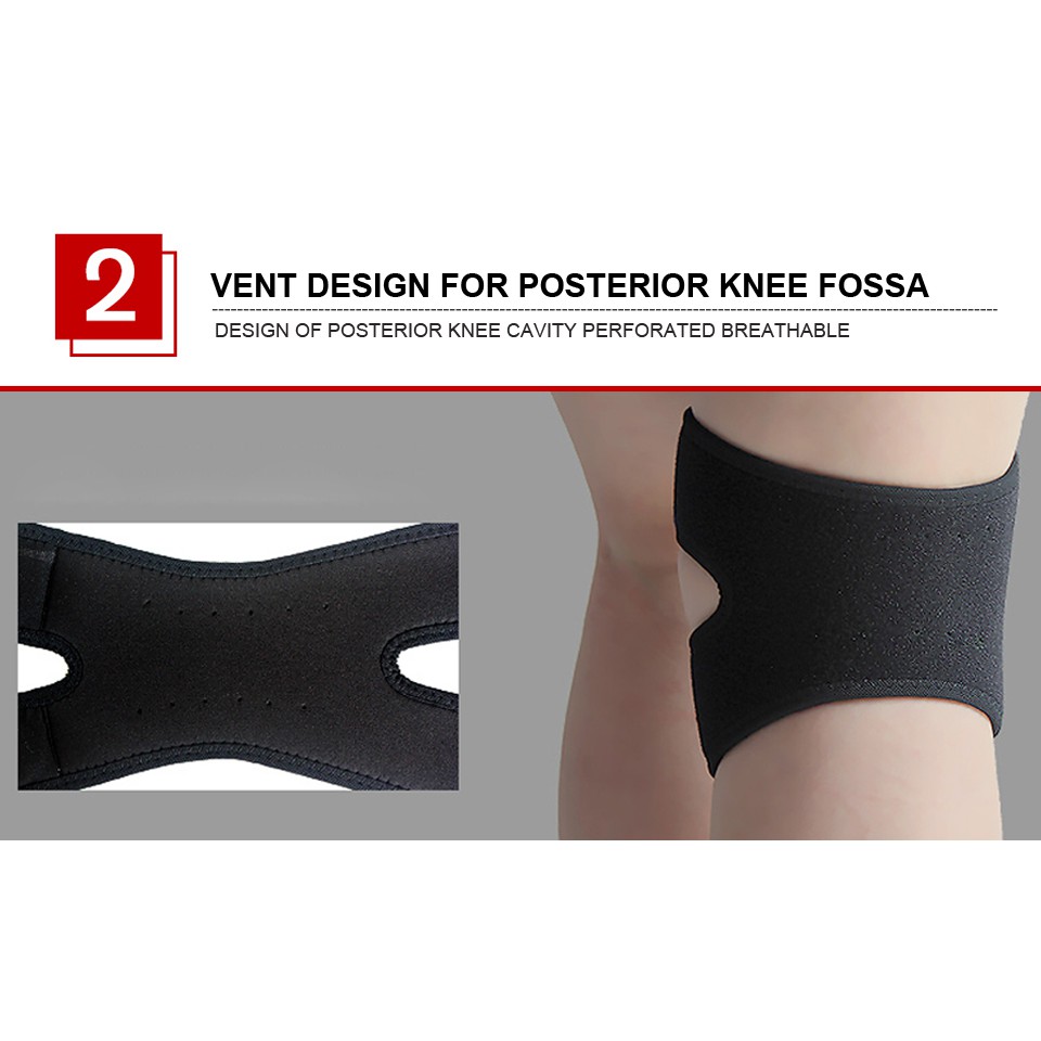 Đai hỗ trợ xương bánh chè đầu gối AOLIKES A-7929 đàn hồi khi chơi thể thao sport knee protector