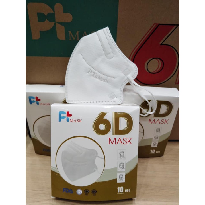 Khẩu Trang 6D Mask PT Hàng Chính Hãng 5 Lớp Chất Lượng Cao