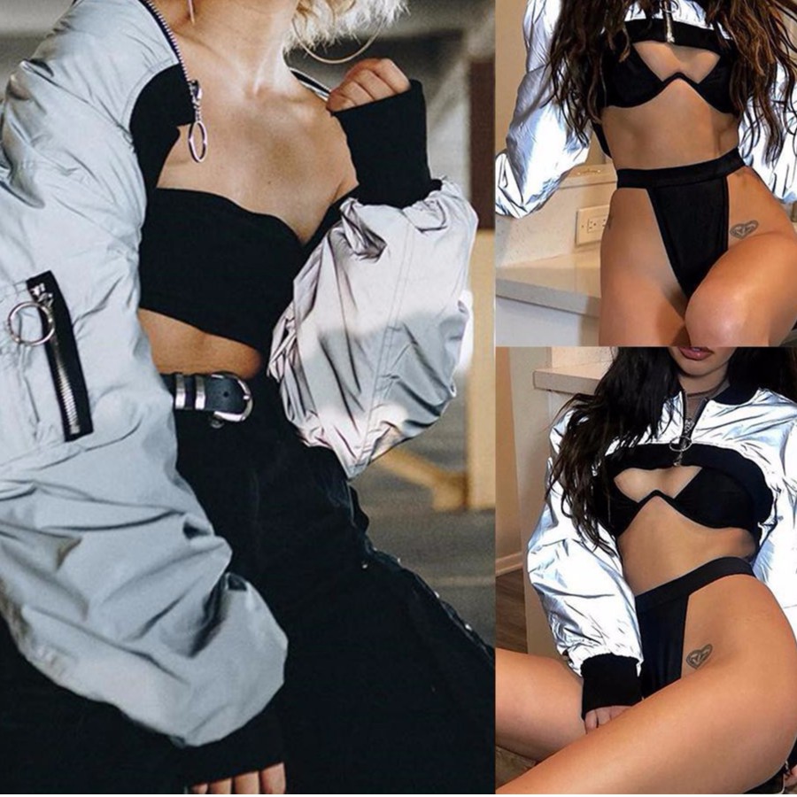 Khoác croptop phản quang | BigBuy360 - bigbuy360.vn