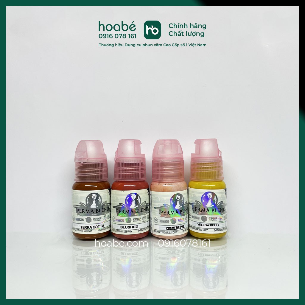 Mực Perma Blend Phun Xăm Môi Chân Mày Mí Tattoo Xăm Hình Chính Hãng Giá Rẻ DCPX HOA BÉ 2021