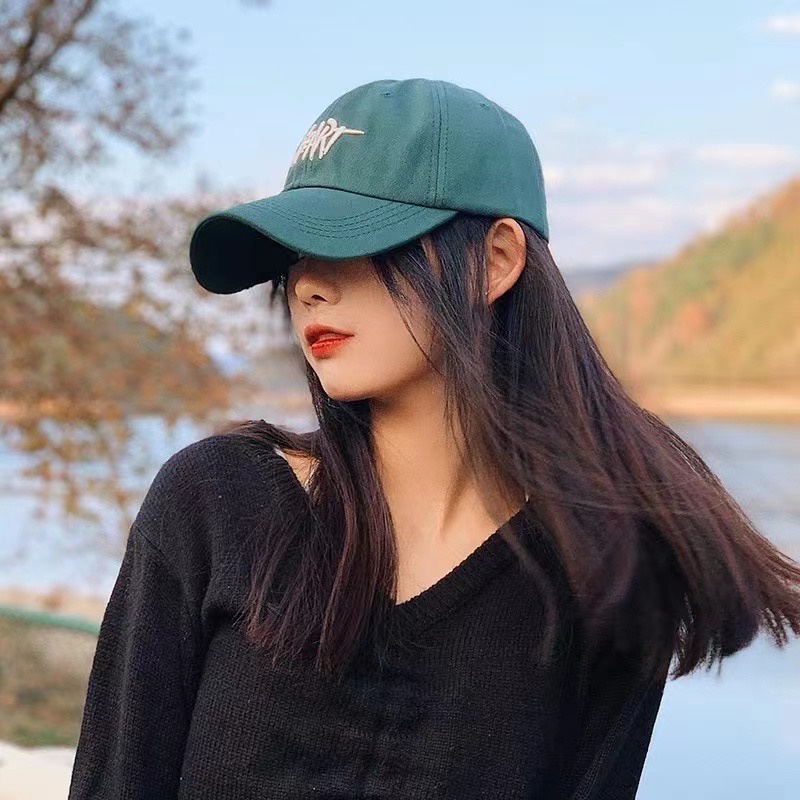 Mũ lưỡi trai MG STUDIO thêu chữ HEART thời trang