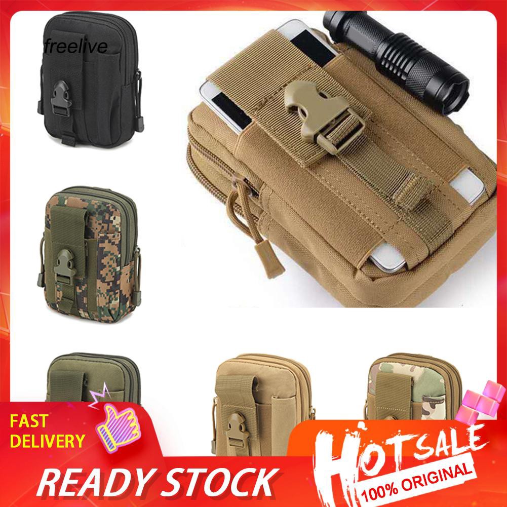 FLE Outdoor Survival EDC Molle Pouch Military Tactical Waist Pack Emergency Tool Bag