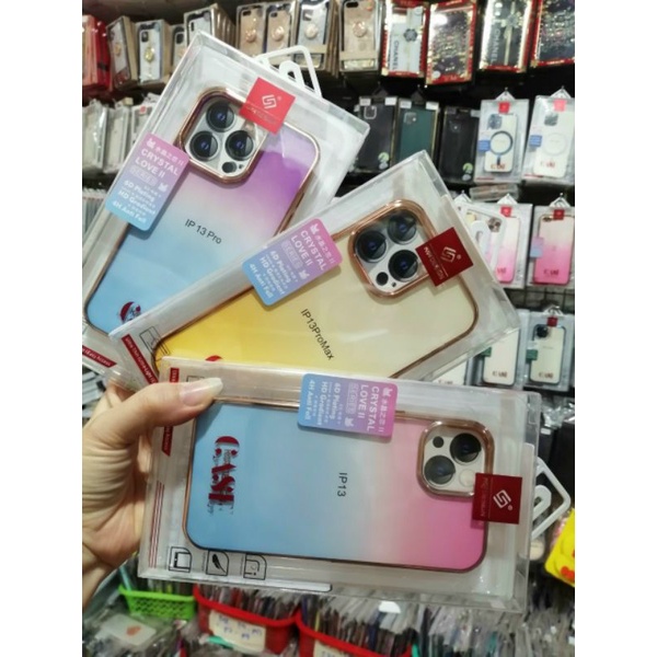 Ốp lưng KST design Viền Xi Màu Cho iphone 7 plus đến 13 Pro Max
