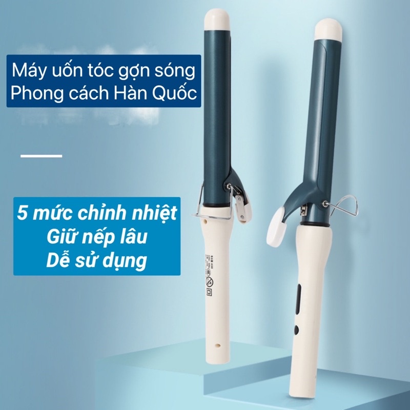 Máy Uốn Tóc Xoăn Tóc Gợn Sóng Cao Cấp Phong Cách Hàn Quốc