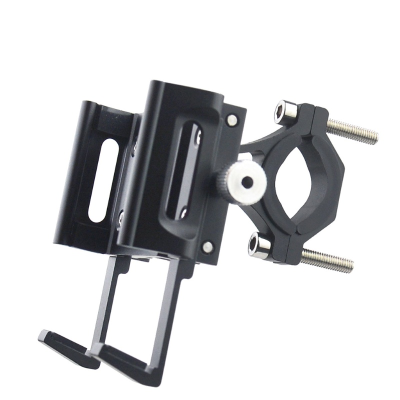 Giá đỡ điện thoại gắn tay lái xe đạp/ xe máy bằng nhôm Bonjour E