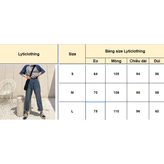Quần bò ống rộng M33 loang
