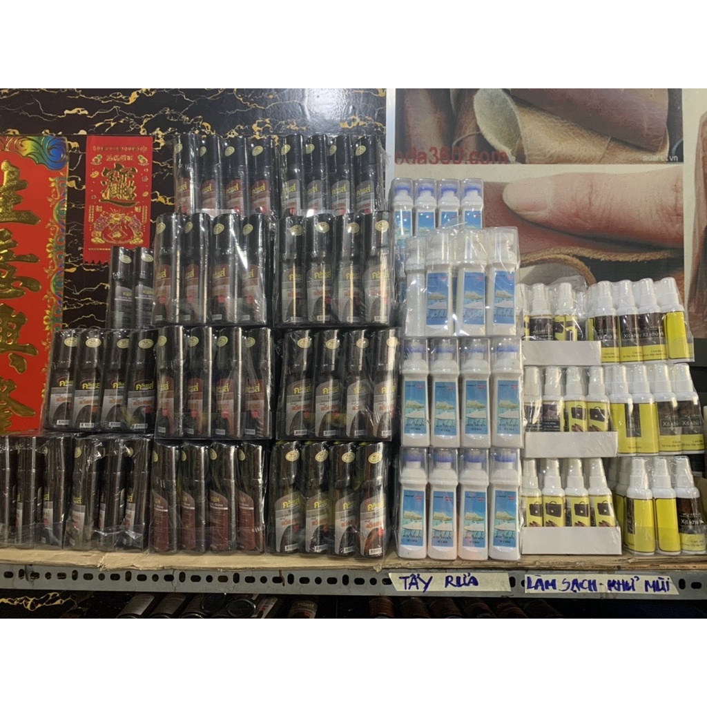 Xi Nước Đánh Giày Thái Lan Phục Hồi Giày Da Hiệu Quả 75ml