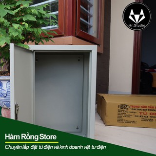 Vỏ tủ điện nổi công nghiệp 60x40x18 sơn tĩnh điện EMD
