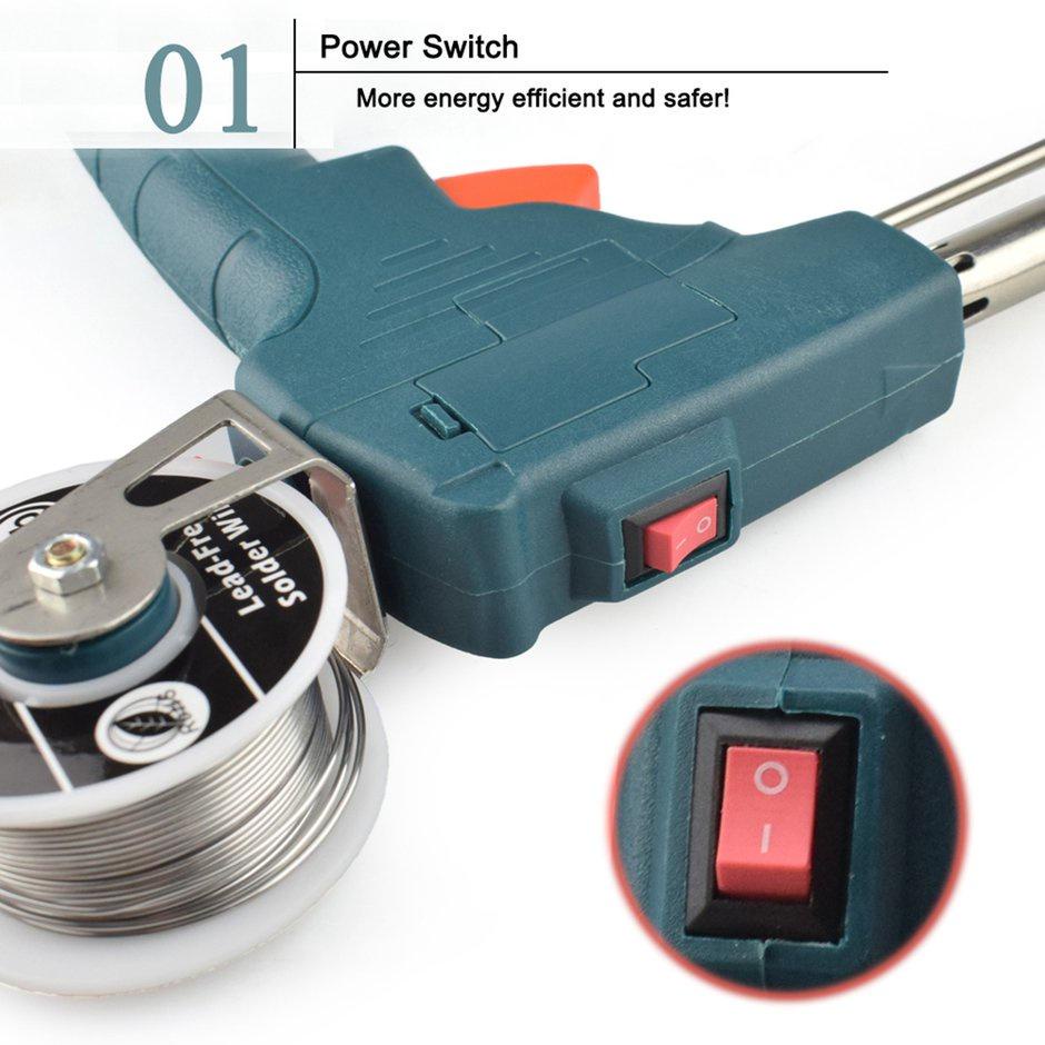 Mỏ Hàn Xung Đầu Thẳng GT101 Tự Động Đẩy Thiếc Hàn Tiện Lợi Thao Tác Dễ Dàng Tiết Kiệm Thời Gian