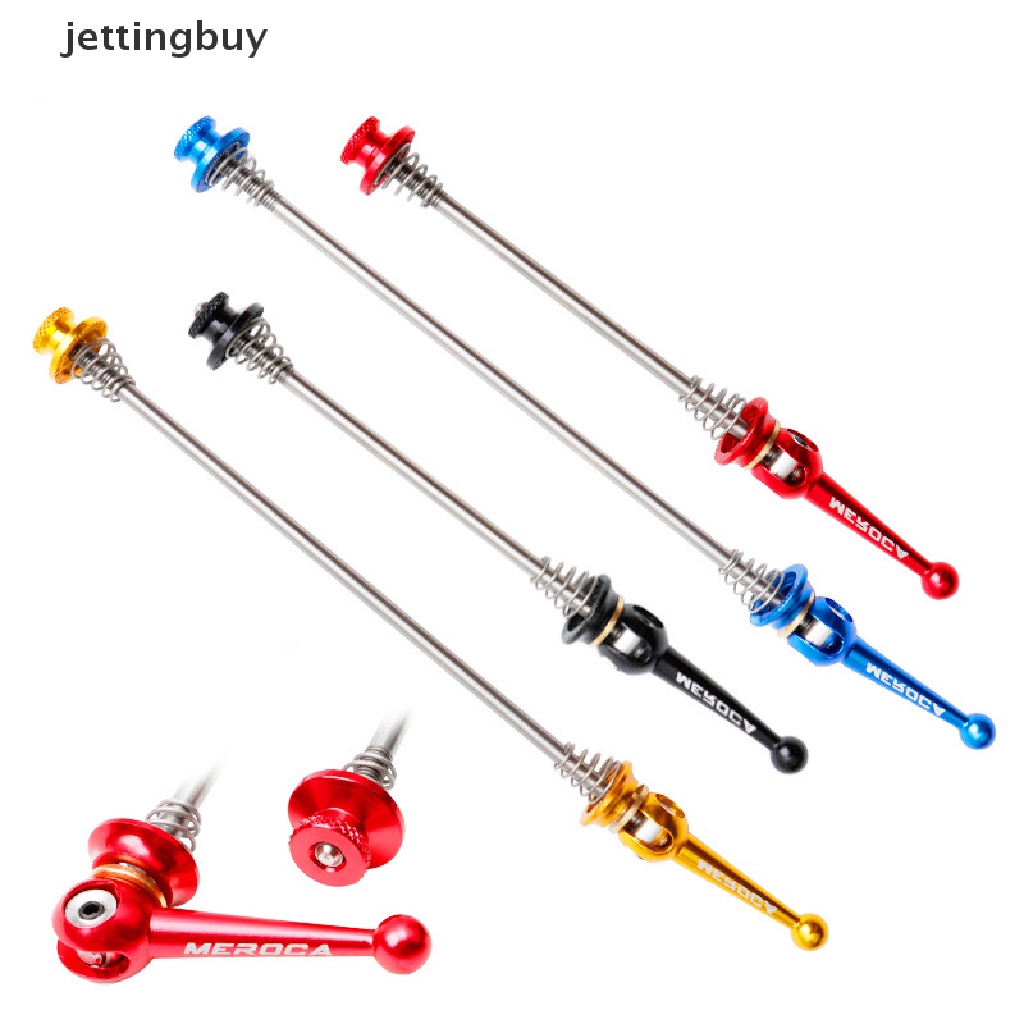 Cặp khóa tháo nhanh JETTING bằng titan cho xe đạp leo núi ổ trục 100/135mm và 74/100mm