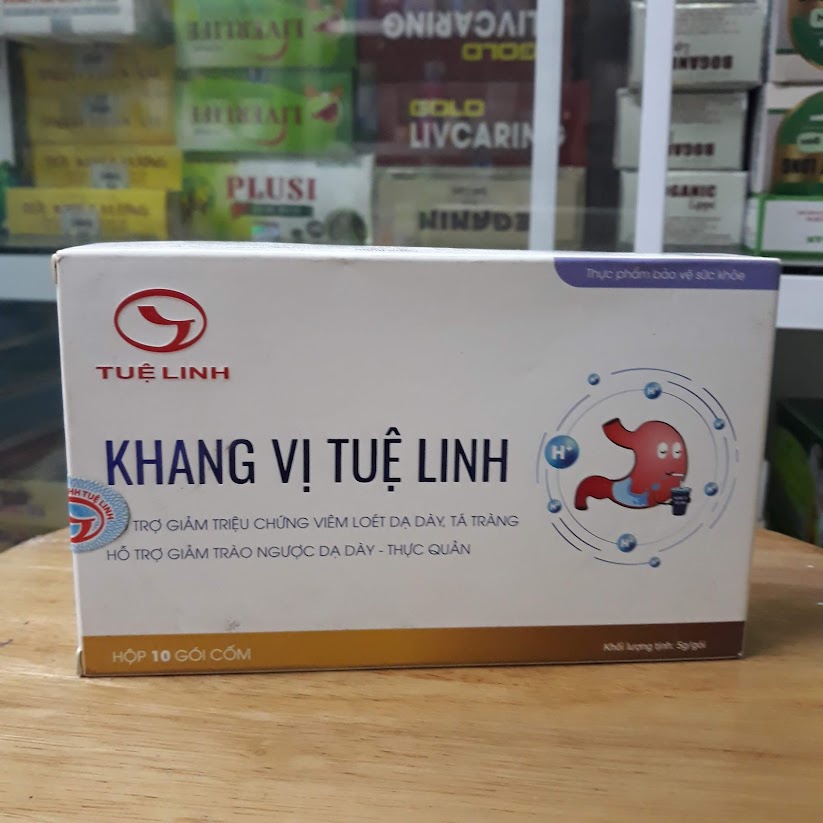 Khang Vị Tuệ Linh - Giảm Triệu Chứng Viêm Loét Dạ Dày-Tá Tràng-Trào Ngược Dạ Dày-Thực Quản hộp 10 gói cốm