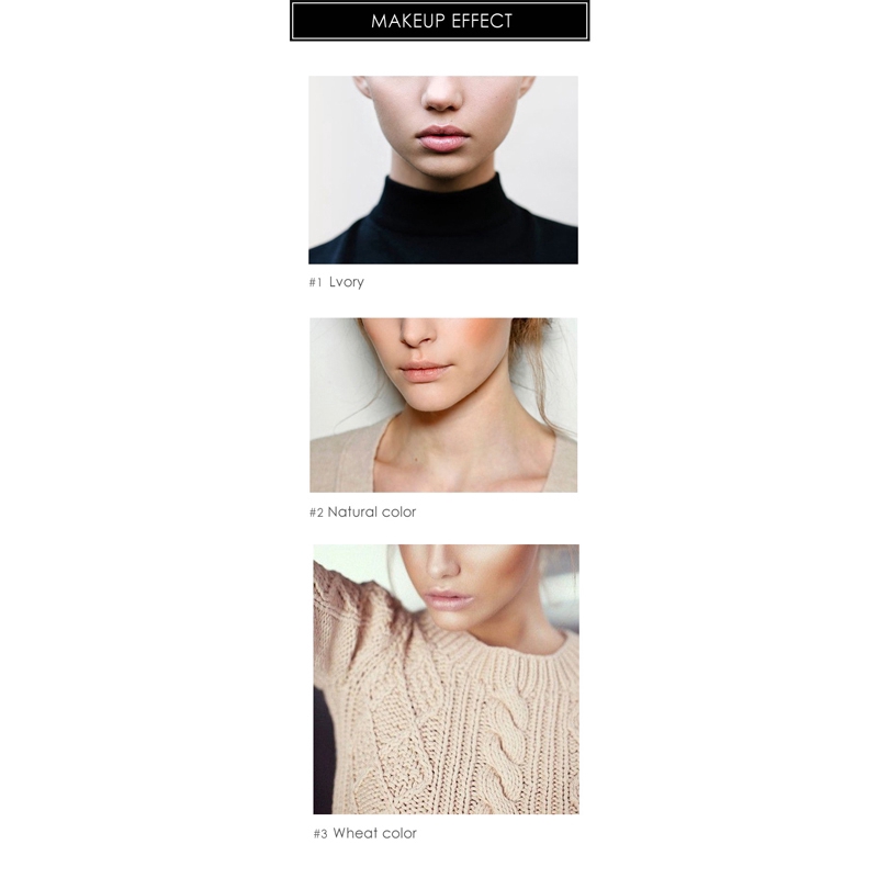 Hộp phấn phủ tạo lớp trang điểm hoàn thiện kháng nước FOCALLURE 3 màu tự chọn