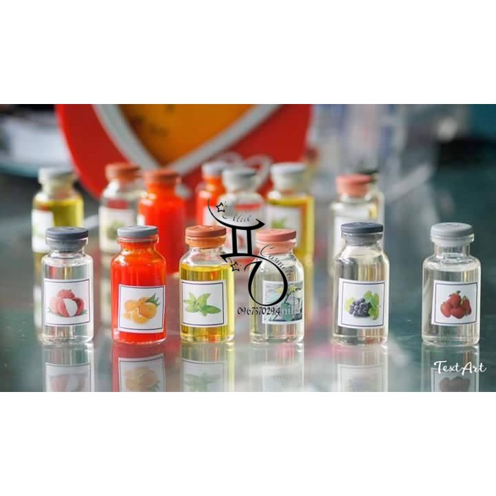 10ml hương dâu/bigbabol/vani /cam /nho/đào/trái cây _Nguyên liệu làm mỹ phẩm handmade_Giá rẻ nhất thị trường