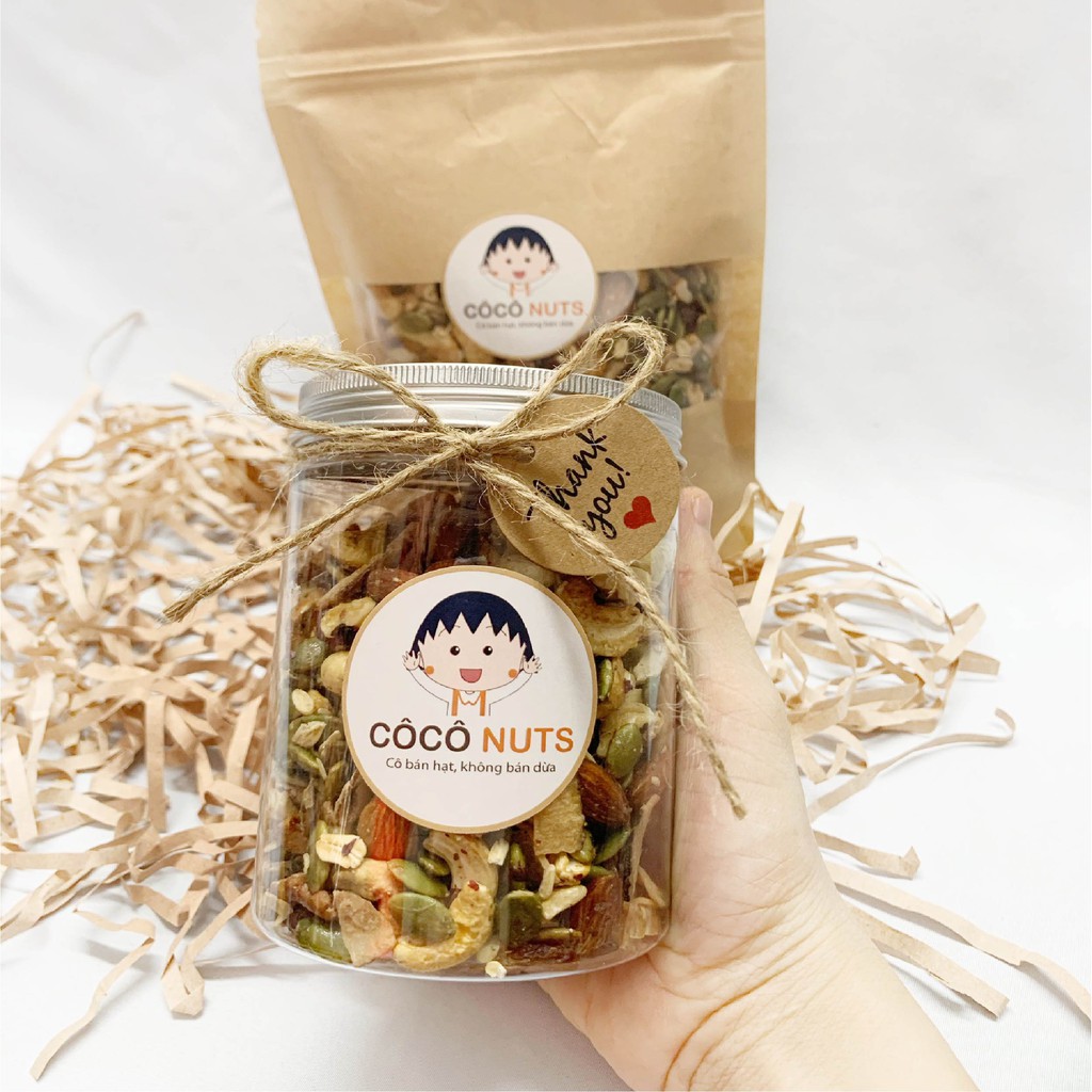 Granola siêu hạt &amp; quả cao cấp Coconuts 250g, Ngũ cốc ăn kiêng và giảm cân