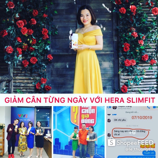 [ GIẢM CÂN NHANH] Sữa giảm cân Hera Slimfit hộp 100g giúp giảm cân từng ngày | BigBuy360 - bigbuy360.vn