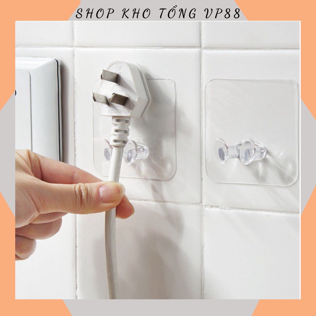 Combo 10 Miếng Dán Tường Treo Phích Cắm Đa Chức Năng 88092 KHO TỔNG 88