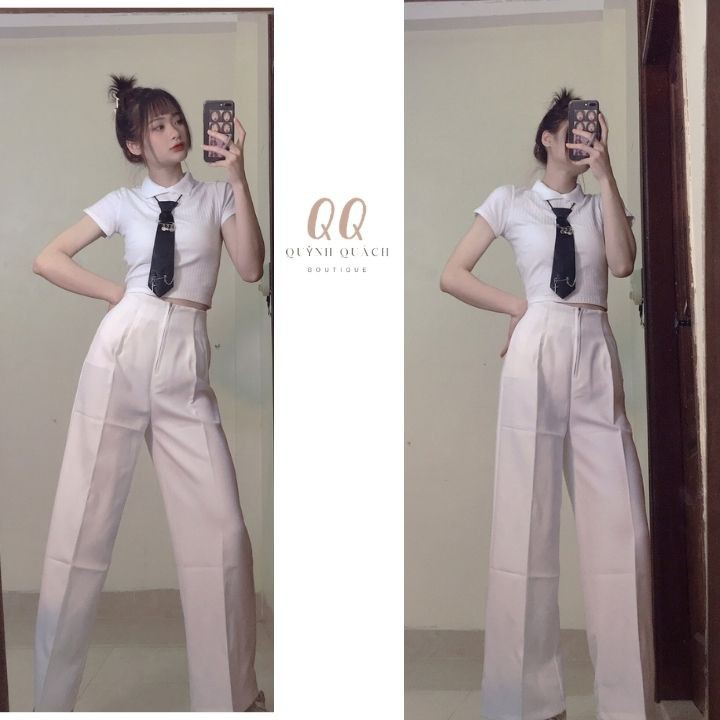 Quần Ống Rộng Nữ [Giảm 50% Nhập Mã ICLN 9037], Quần ống suông Khoe Chân Cực Đỉnh Hàng Quảng Châu Cao Cấp Loạ | BigBuy360 - bigbuy360.vn