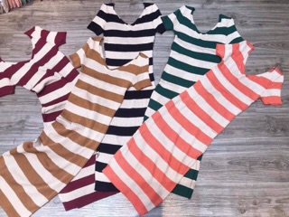 Váy len kẻ cổ ❤️ body