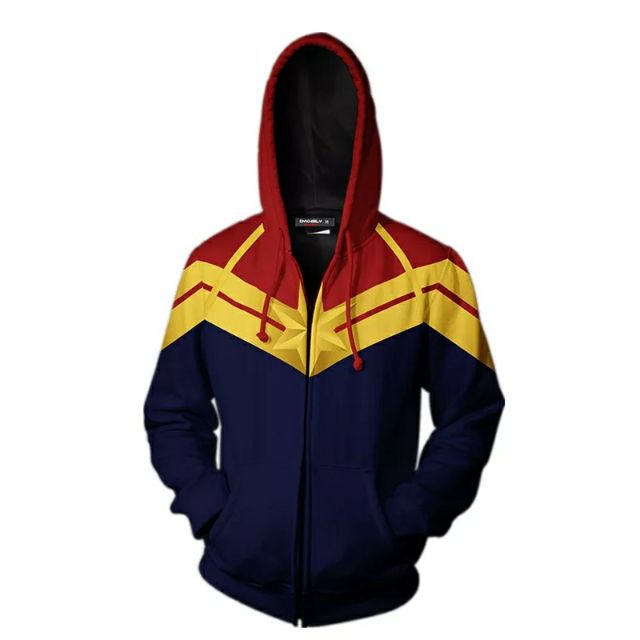 Áo Hoodie Captain Marvel Cực Đẹp Và Độc