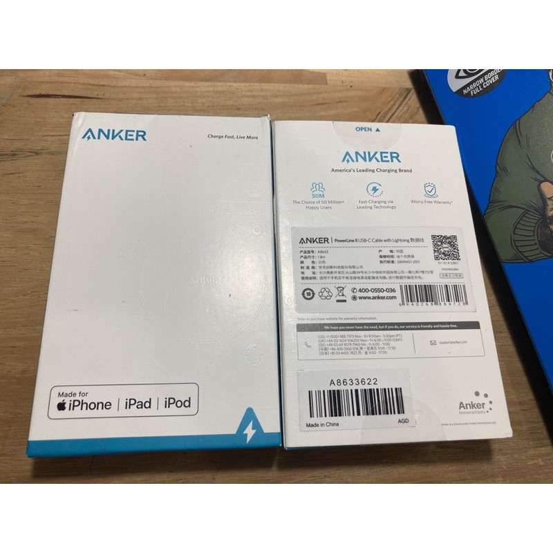 Cáp sạc nhanh Anker PowerLine II USB Type C ra Lightning A8633/ MFI cho Iphone 11, Iphone 12.