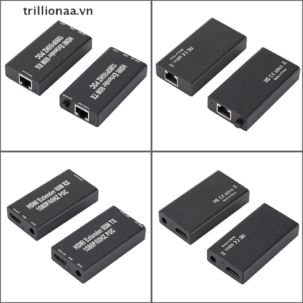 Bộ Khuếch Đại Tín Hiệu Mạng HDMI Sang RJ45 LAN Cat5E / 6 1080P HD