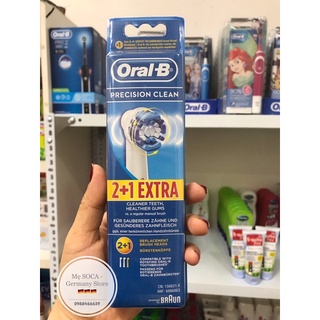 SET 3 ĐẦU BÀN CHẢI THAY THẾ ORAL-B PRECISION CLEAN - Made in EU (đủ bill)