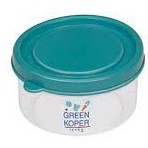 Hộp nhựa tròn Green koper 200ml - 50671, nội địa Hàn Quốc