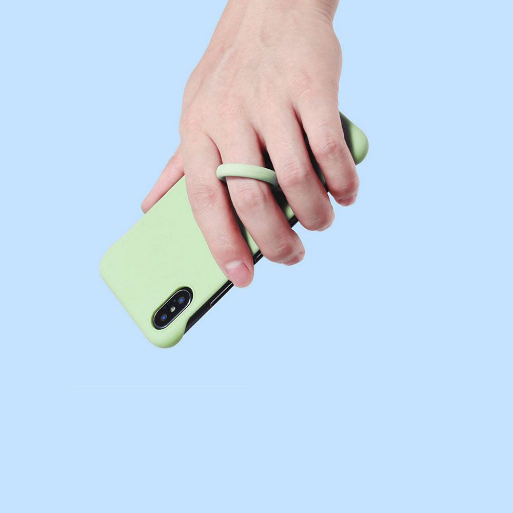Dây đeo điện thoại bằng cao su silicon mềm chống rơi chống vỡ chống mất nhiều màu