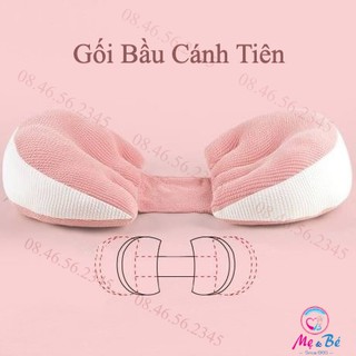  Gối Bầu Cánh Tiên Cao Cấp Nâng Đỡ Bụng Hỗ Trợ Giảm Đau Lưng Cho Mẹ Bầu