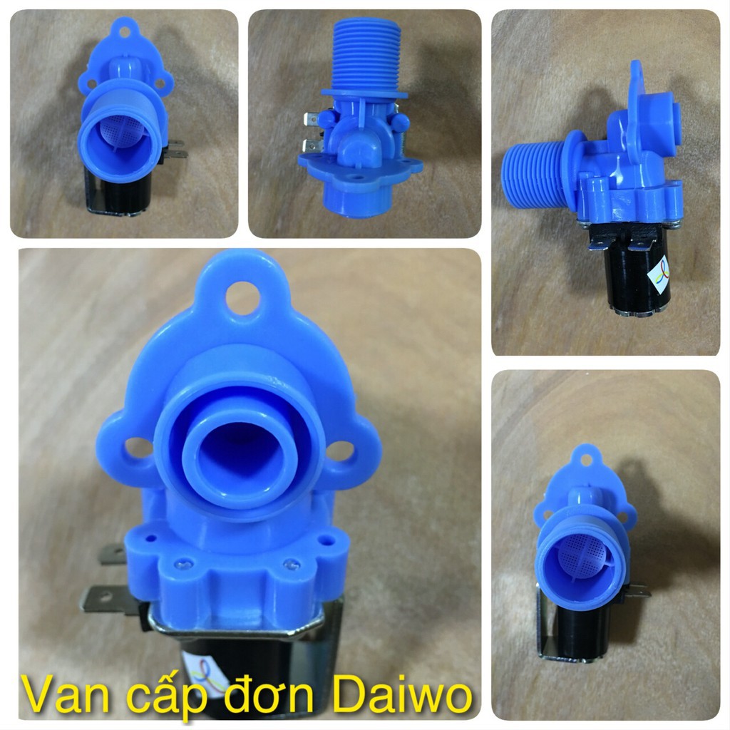 Van cấp nước loại đơn máy giặt Samsung, Toshiba, Electrolux, LG, Deawoo, van cấp đa năng