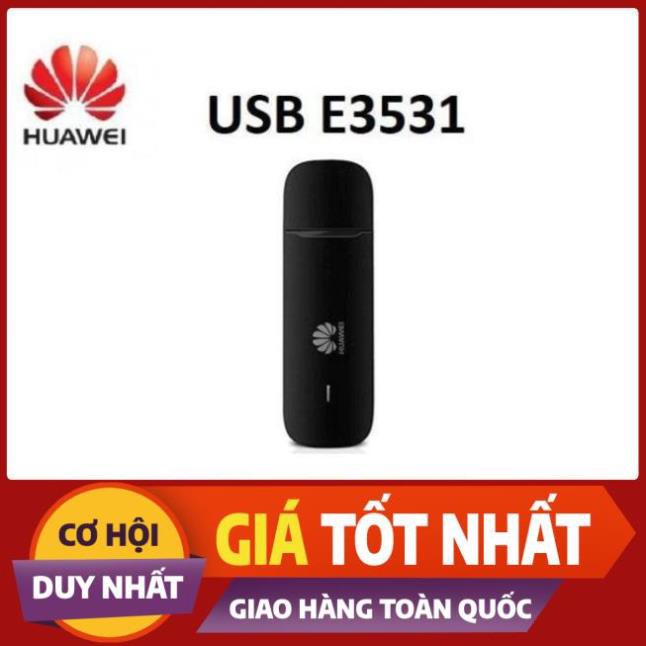 QA1807   shopcaugiay Usb Modem 4G LTE E3531S chuẩn Huawei tiện ích hỗ trợ chạy quảng cáo,nuôi tài khoản FaceBook QA1807