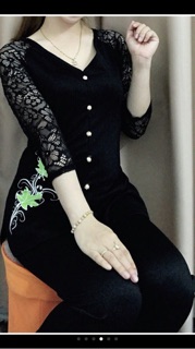 Bộ BÀ BA . Thiêu  đi LỄ CHÙA 160k