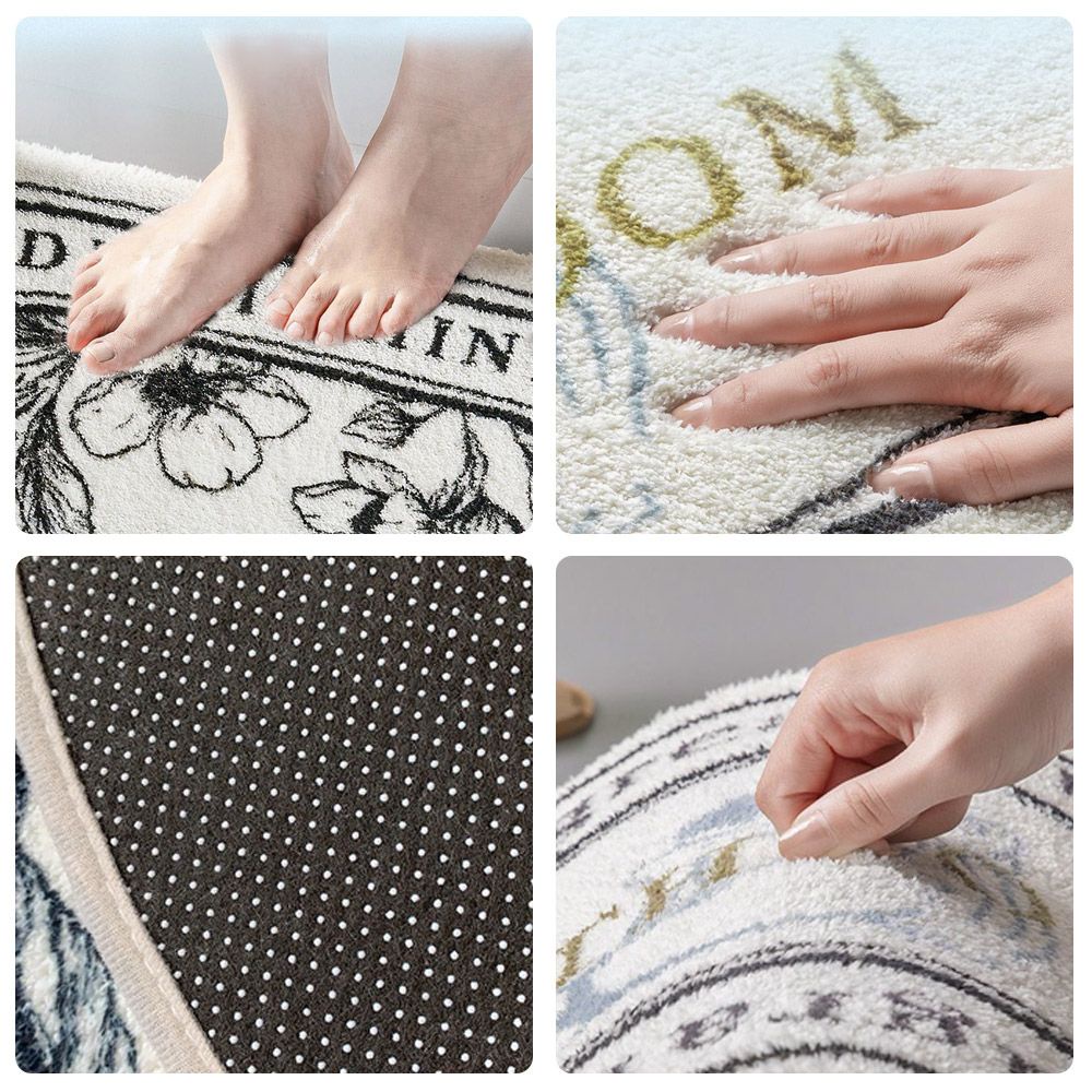 Thảm lót cửa chùi chân Chống Trượt Thấm Hút Tốt Phong Cách Cổ Điển Cho Nhà Bếp / Phòng Tắm / Ban Công