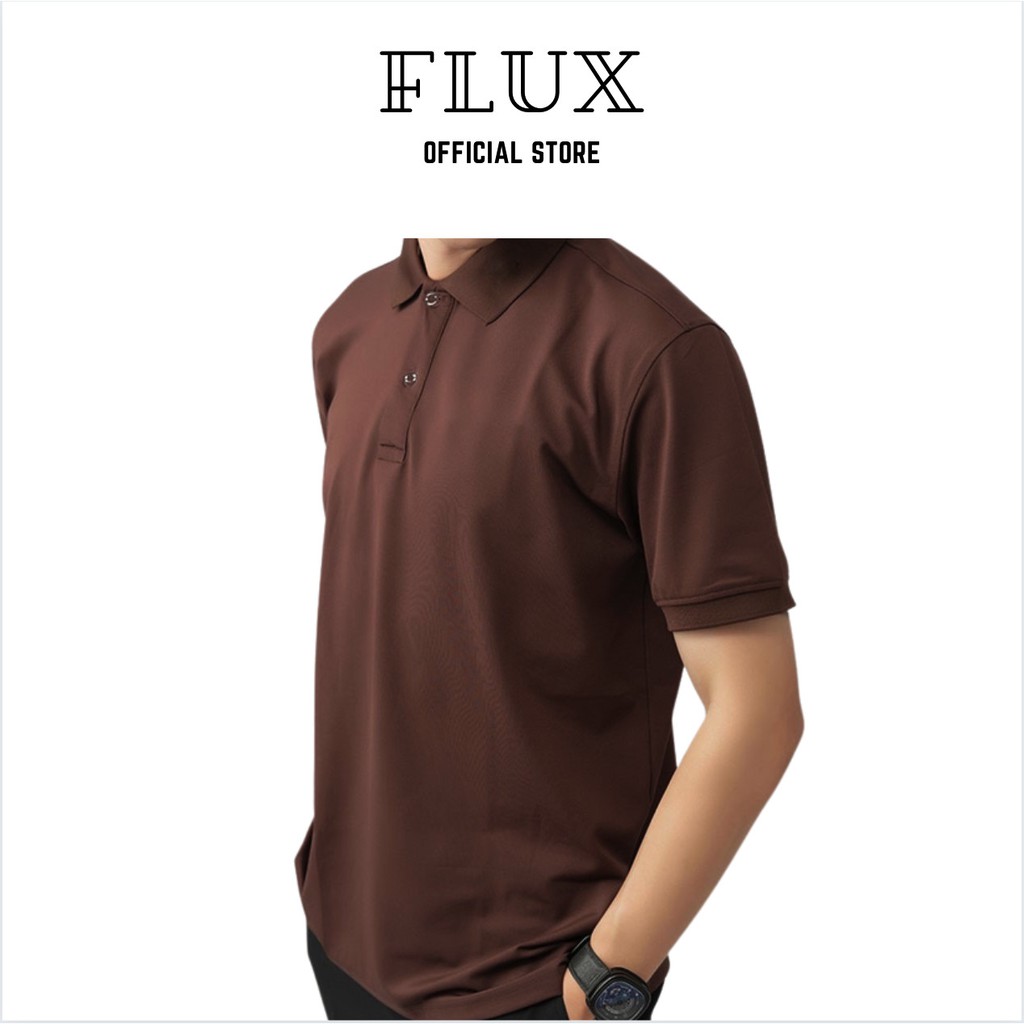 Áo thun nam POLO Cá Sấu trơn form suông basic thoải mái. | BigBuy360 - bigbuy360.vn