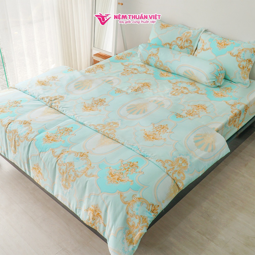 Mền Tencel Thuần Việt Cao Cấp - Xanh Lá TVM11 - Kích Thước 180x200