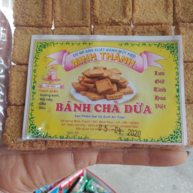 Bánh chả dừa giòn rụm