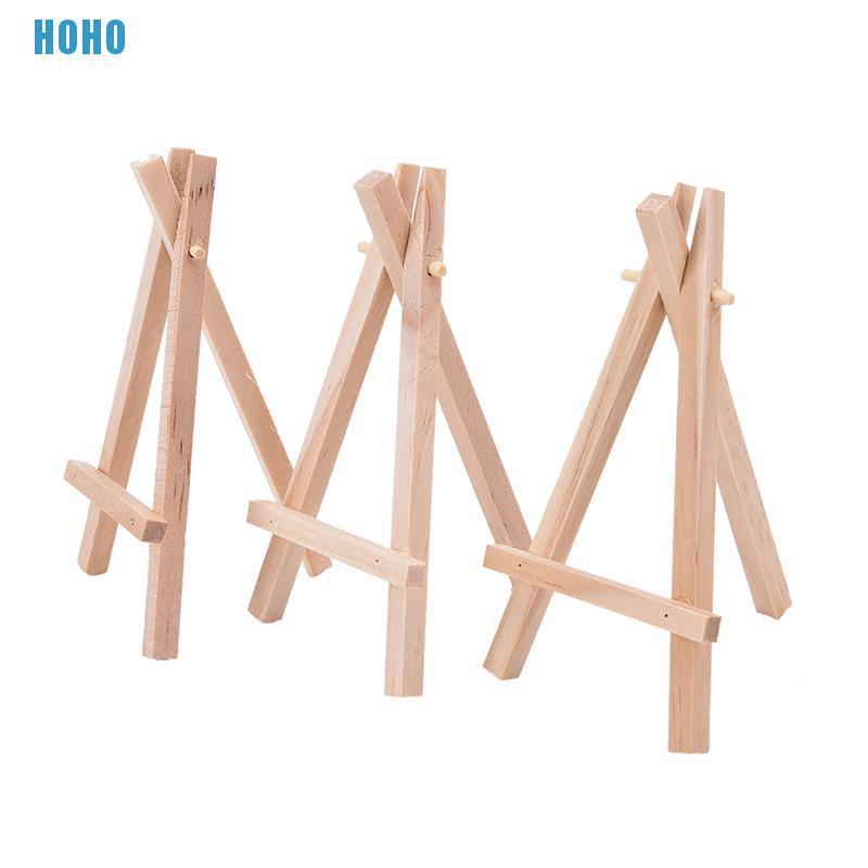 Set 1 / 3 Giá Đỡ Bảng Vẽ Tranh Mini Bằng Gỗ Tiện Dụng