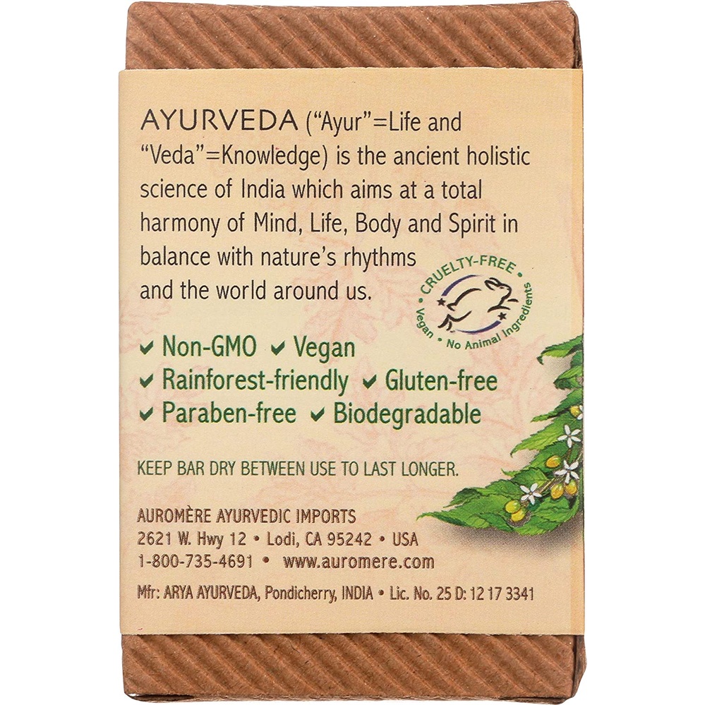 Ayurvedic Soap with organic NEEM - Xà phòng Ayurvedic với NEEM hữu cơ