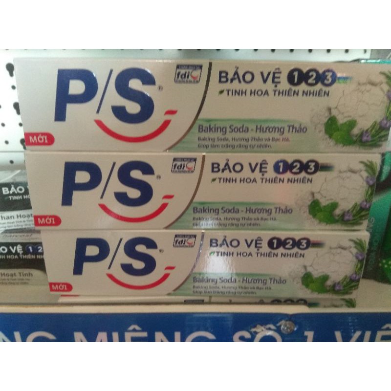 Kem đánh răng P/S Baking soda hương thảo tuýp 180g