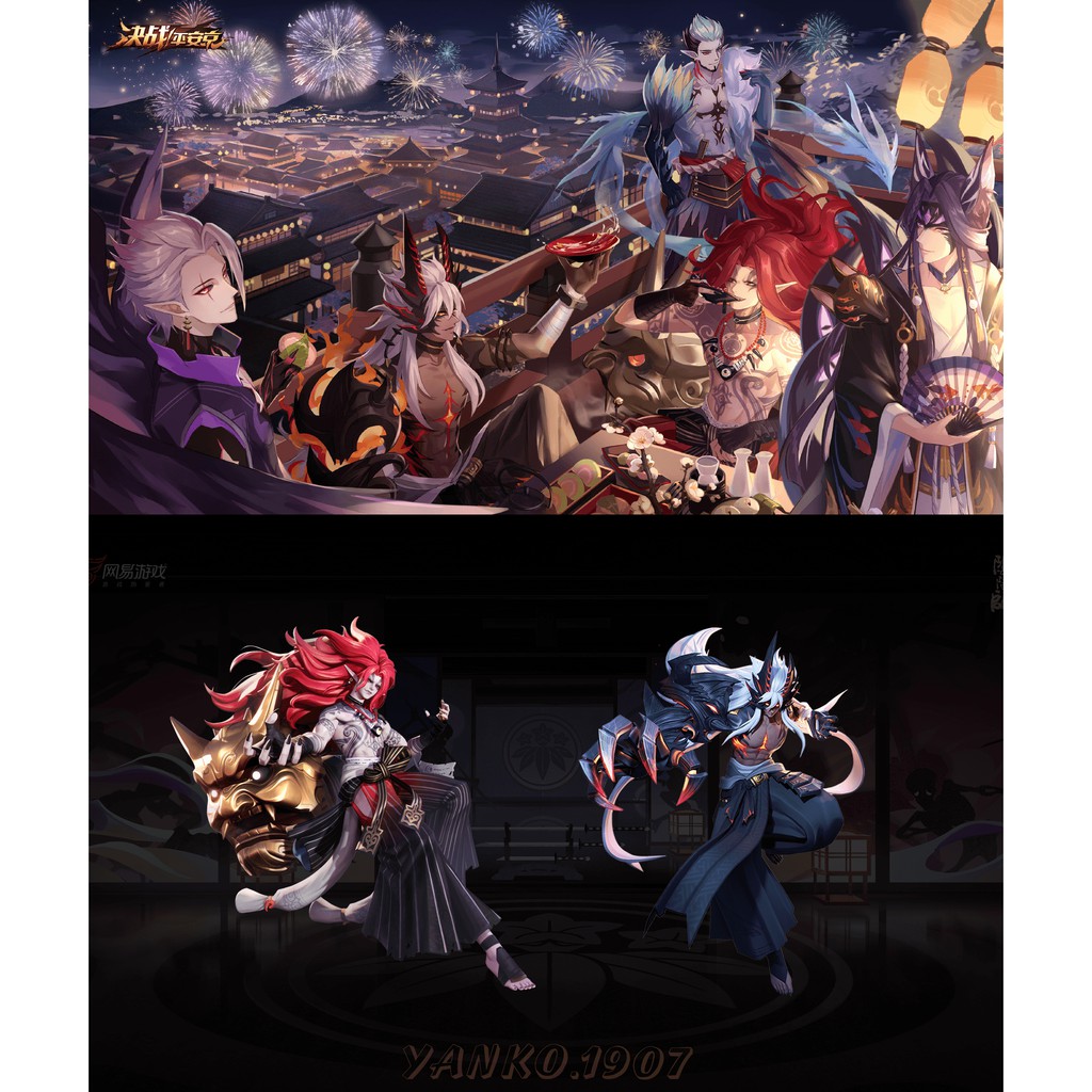 Standee - Tượng Mica Âm Dương Sư Moba - Onmyoji Arena