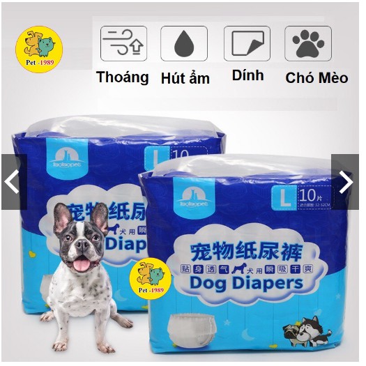 Bỉm ( Tã Quần ) Taotaopets Cho Chó Mèo 10 cái/ bịch