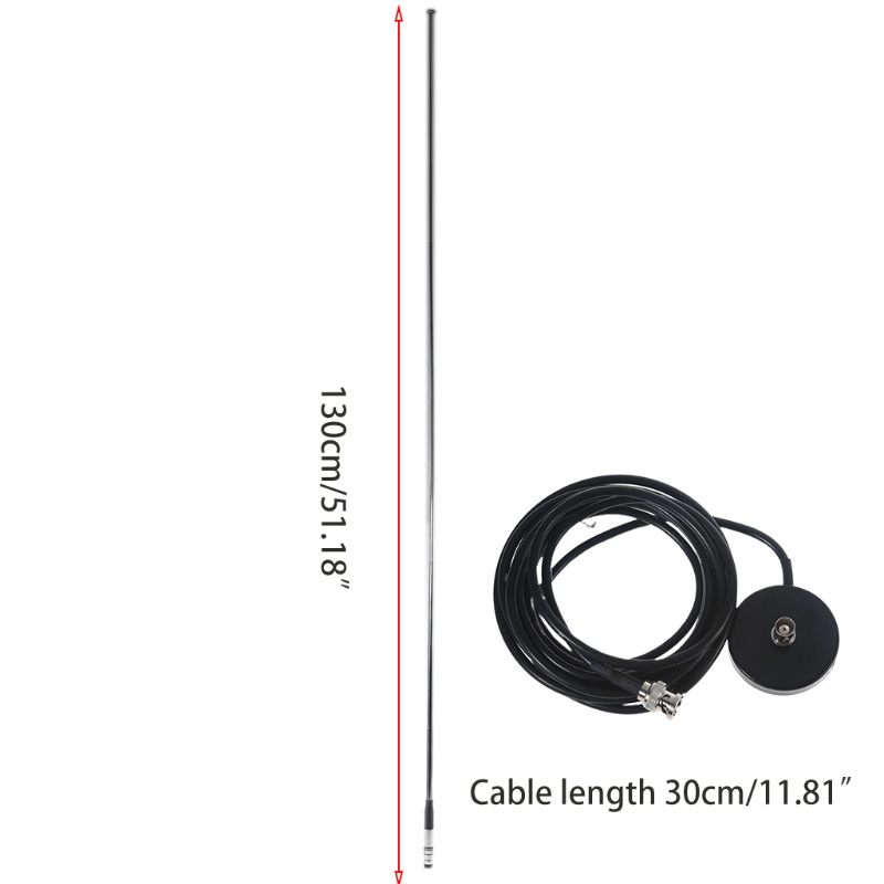 Ăng Ten Thu Sóng Radio 130cm 27Mhz BNC Cho ICOM IC-V82 IC-V
