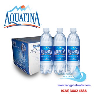[Hỏa Tốc] Nước Suối Tinh Khiết AQUAFINA - Thùng 24 chai 500ML