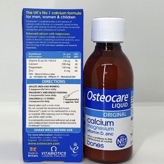 Canxi nước Osteocare Liquid chai 200ml