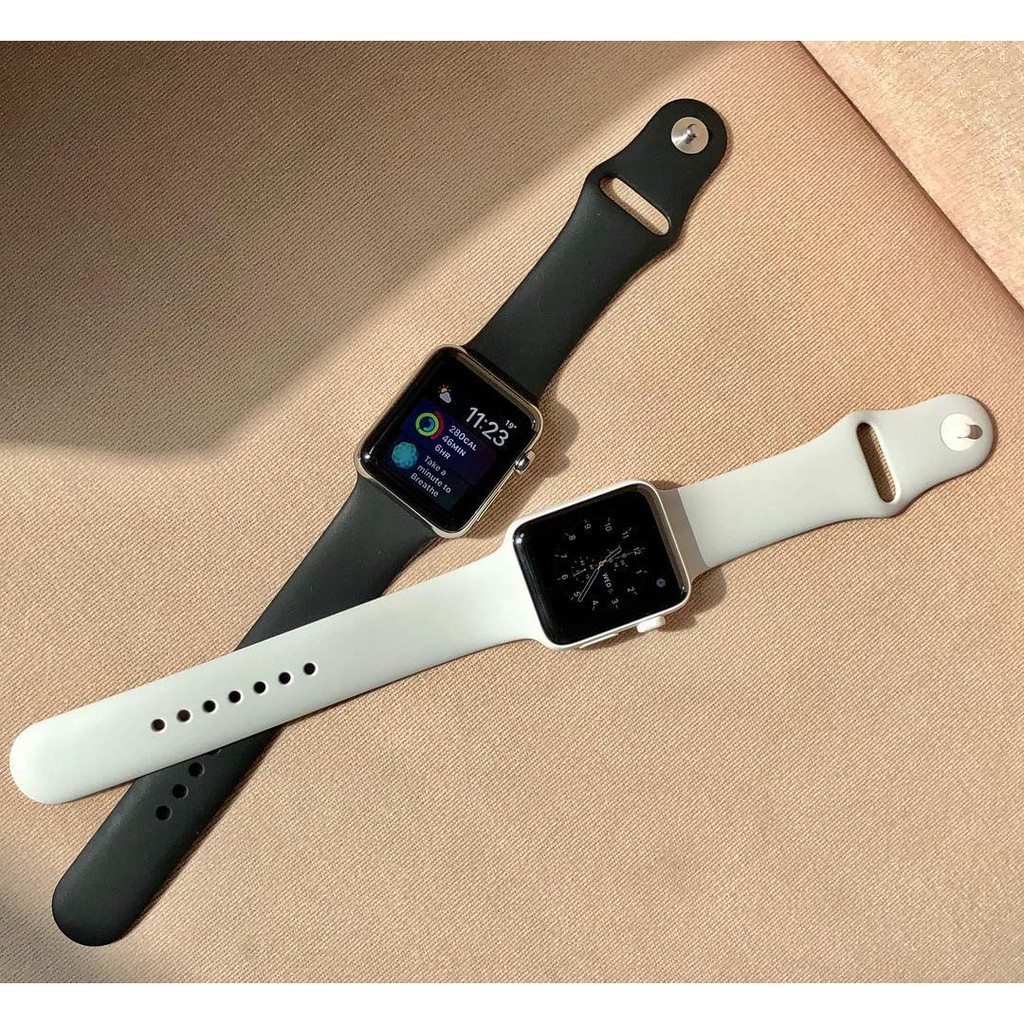 Dây đeo silicon Coteetci cho Apple Watch đồng Hồ Thông Minh iWatch 1/ 2/ 3/ 4/ 5/ 6/ 7/ SE Size 38/40/41/42/44/45mm