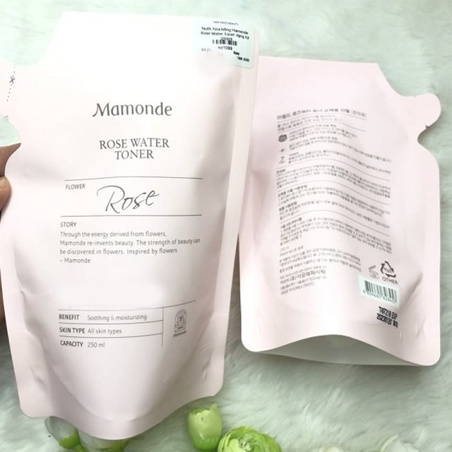 Nước Hoa Hồng Mamonde Rose Water Toner Dạng Túi 250ml | BigBuy360 - bigbuy360.vn