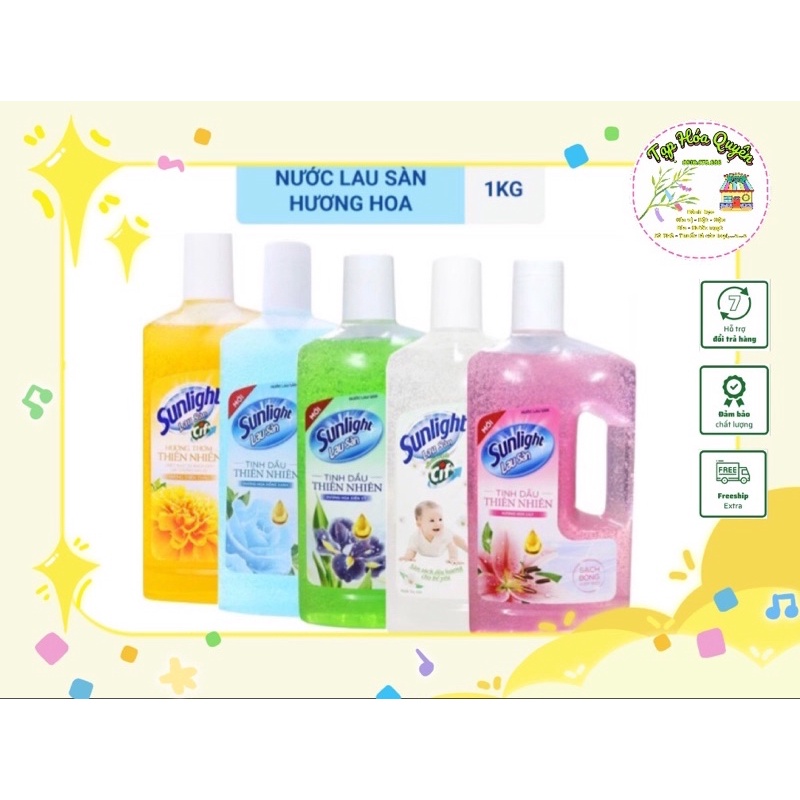 Nước Lau Sàn Sunlight Các Loại Bình 1kg