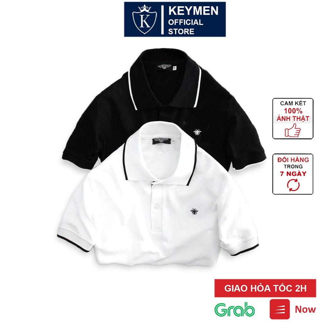 Áo polo nam cao cấp có cổ tay ngắn Hamino vải thun cotton co giãn 4 chiều mặc siêu thoải mái E3